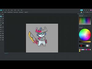 Concept Art - Learn how to draw a Character in Sumopaint (Part 3 - Coloring)