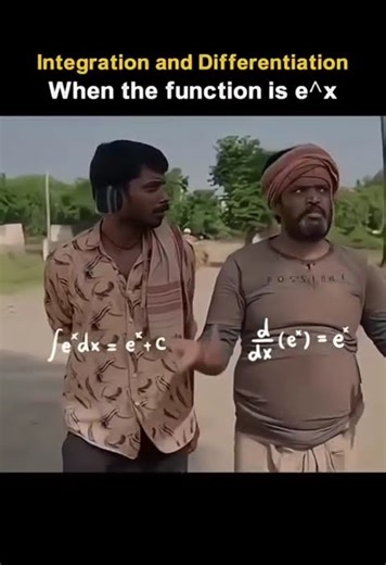 E^x in Maths Tera koi kuch nahi bigaad sakta 😎📈 #differentiation #integration #maths 1