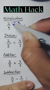 182K views · 1.4K reactions | Basic Operations Hacks Part 1 #mindblowinghacks #fall2024 #sharingiscaring | Mathematics Tutorial | Facebook