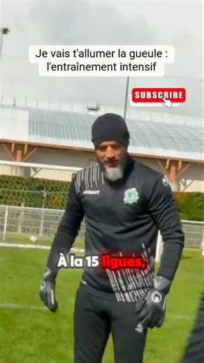 Je vais t'allumer la geu*e 😲⚽️ Entraînement intensif Kings League... #football #kingsleague #goal