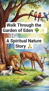 A Walk Through the Garden of Eden 🌳✨ | A Spiritual Nature Story 🙏