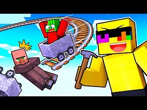 Building an IMPOSSIBLE CART RIDE in Minecraft!