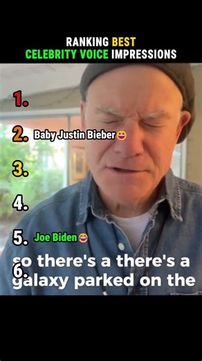 Ranking Best Celebrity Voice Impressions #celebrity #shorts #ranking