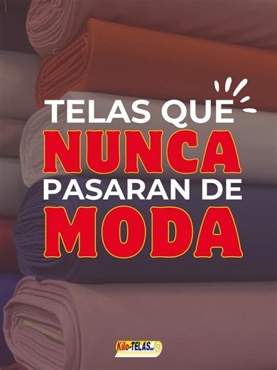 ✨ LAS TELAS QUE NUNCA PASAN DE MODA ✨ Hay tendencias que van y vienen… pero hay telas que siempre se quedan 🤍 Son esas que, sin importar el año, siguen viéndose elegantes, frescas y llenas de estilo. Las que transforman una prenda en un clásico eterno ✂️🪡 En KiloTelas encuentras esos textiles que resisten el tiempo, que se reinventan en cada diseño y que siempre vuelven a enamorar 💫 Porque la moda cambia, pero la buena tela… nunca pasa de moda. 📍 Encuéntralas aquí 💬 Escríbenos al 3183595130