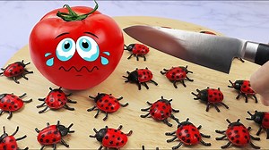 6.5M views · 58K reactions | Cooking With Vegetables Link video: https://youtu.be/WfDAIQ2WbEo | Funny Stop Motion Cooking | Facebook