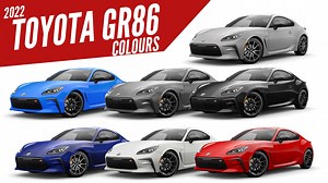 2022 Toyota GR86 - All Color Options - Images | AUTOBICS