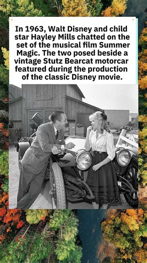 Walt Disney & Hayley Mills on Set (1963) 🎬 #Shorts #Disney History