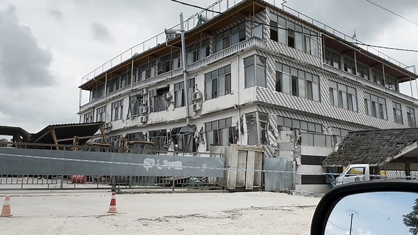 Aftermath of 7.3 magnitude earthquake in Port Vila, Vanuatu