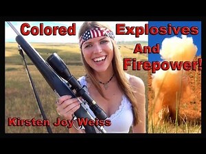 COLORED EXPLOSIVES And FIREPOWER!! - Shooting - Tutorial - Fourth of July (Independence Day!)