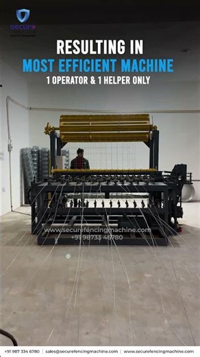 Fencing Wire Machine - Knotted Fence Machine - Secure Fencing Grassland Machine #fencingmachine