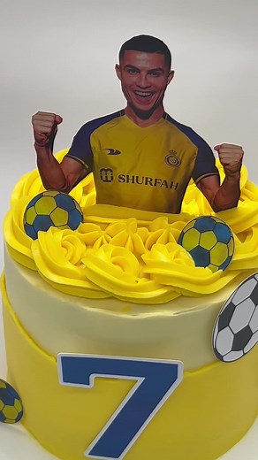 Ronaldo Theme Cake | Football Legend Cake Design