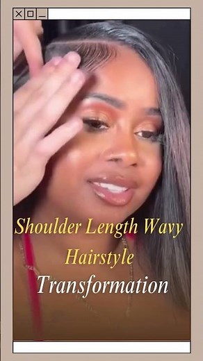 Shoulder Length Wavy Hairstyle Transformation | Effortlessly Chic Look