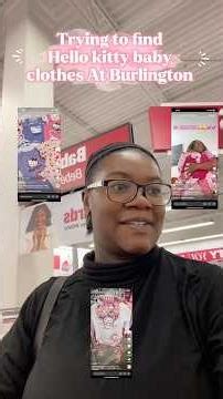 Trying to find hello kitty baby clothes at Burlington’s #vlog #shoppingvlog #shorts #hellokitty