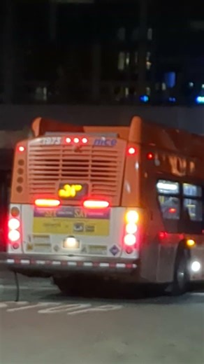 NICE bus 2020-2021 New Flyer XN40 CNG #1973 departing on the n24, bound for Minola LIRR station.