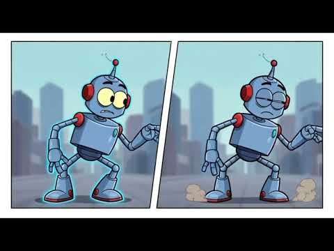 Little Robot Animation for Kids | Fun Robot Dance & Learning Video