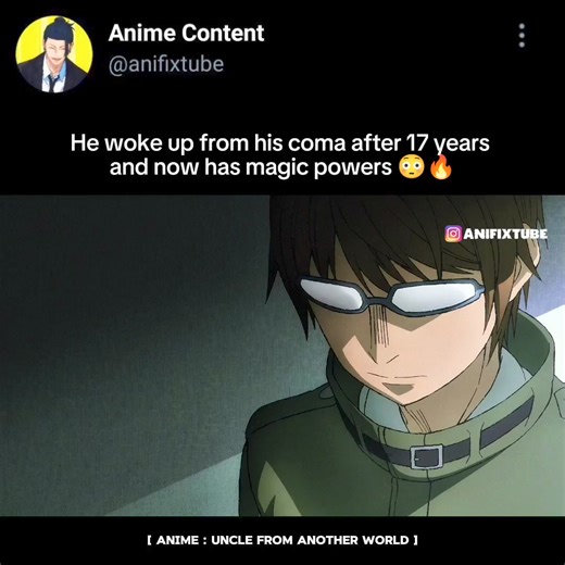 48K views · 1.6K reactions | 헔헻헶헺헲 ➟ Uncle From Another World {푻풂품풔} #anime #animemoments #animefreak #animelover #animerecommendations | Anifixtube | Facebook