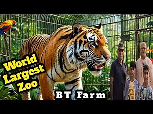 Inside the World's Largest Tiger & Bird Zoo - BT Farm - Multan Vlog