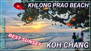 Golden Hour at Koh Chang’s Klong Prao Beach — The Most Breathtaking Sunset in Thailand