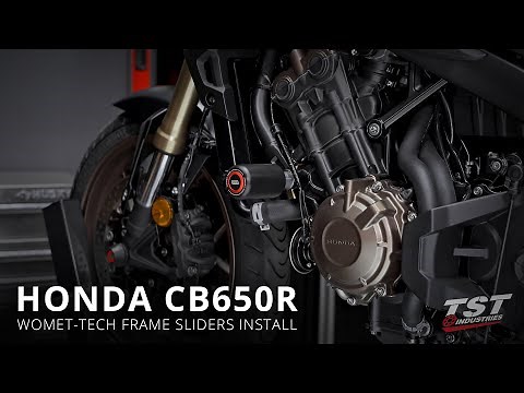 How to install Womet-Tech Frame Sliders on a 2019+ Honda CB650R by TST Industries