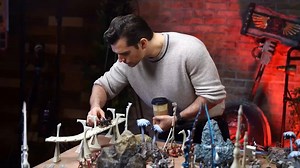 I finally made the pilgrimage to Warhammer World, and what a day I had! I don't often get giddy with excitement, but getting to meet the likes of Andy Smillie, Mark Chambers, Wade Pryce, and Aiden Daly and being able to pick their brains about minute and elusive parts of the lore, while wandering the halls of the exhibition centre was a dream come true. Some of you may not know what Warhammer is, and i urge you to take a look. If you live in the UK definitely go to Warhammer World. The artistry 