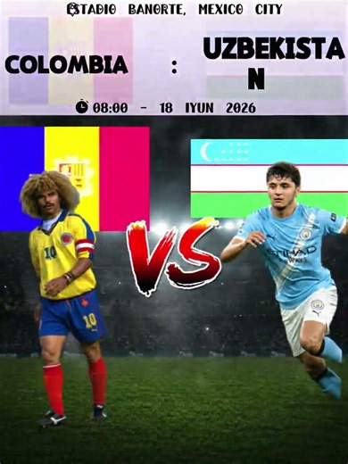 Colombia vs Uzbekistan — International Football Clash 🇨🇴⚔️🇺🇿