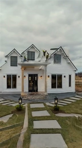 Burnt Farmhouse Rebuilt Into a Stunning Modern Home | AI Renovation Timelapse Transformation