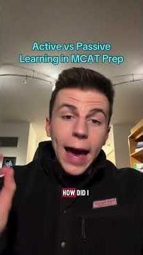 Active vs Passive Learning for the #MCAT