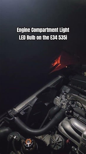 Engine Compartment Light (LED Bulb) on the E34 535i