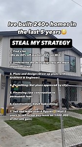 9.8K views · 1.5K reactions | 7 step strategy #explore #build #realestate #newconstruction #builder #developer #development | Arthur Ryapolov | Facebook