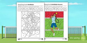 Simplifying Surds Colour by Number