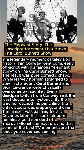 The Elephant Story: The Unscripted Moment That Broke The Carol Burnett Show