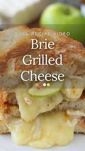 The Ultimate Brie Grilled Cheese Sandwich! Gooey melted Brie, with sweet, savory, and tart flavors all going together to create the perfect sandwich. There’s some herbed cheese spread onto the bread, some fig preserves, and slices of tart apple in there too. Comment 👉 “recipe” and I’ll DM it to you lickety split! I can’t wait for you to try it 🔥🔥🔥 #grillecheesesandwich #brierecipes #cheeselovers #briegrilledcheese #sandwichrecipes #grilledcheeseideas #meltedcheese https://thecookful.com/brie