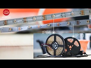 BTF-LIGHTING Tutorial: SK6812 RGBW/RGBCW Waterproof Test (IP30& IP65)