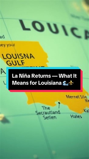La Niña is back, bringing conditions that can fuel hurricanes — but Louisiana experts say it’s likely too late in the season for major impacts. Still, Gulf Coast residents are staying alert. #LouisianaWeather #LaNina #GulfCoast #HurricaneSeason #LouisianaNews