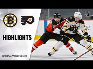Bruins @ Flyers 4/10/21 | NHL Highlights