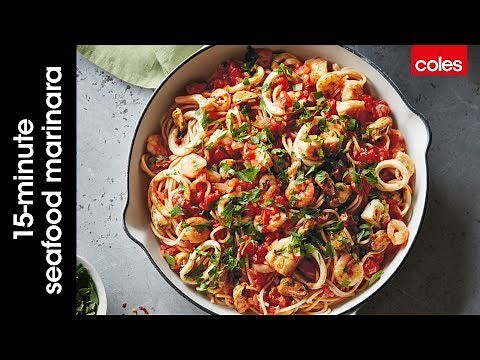15 minute seafood marinara
