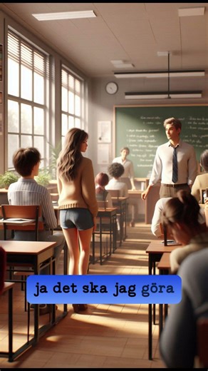 What to say when late in a swedish school #schoolconversation #learnswedish #swedishdialogue