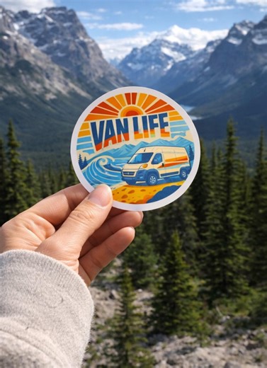 Van Life Sticker / Camping Sticker / Retro - Etsy