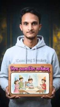 चित्र वर्णन अभ्यास | Easy Sanskrit Learning #icoachingsanskrit