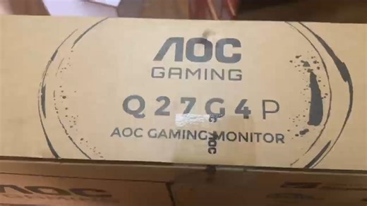 AOC Q27G4 D 27英寸显示器2K 200HZ电竞FastIPS快速液晶1ms满血小金刚高刷游戏电脑显示屏 【新】2K原生200Hz Q27G4 D