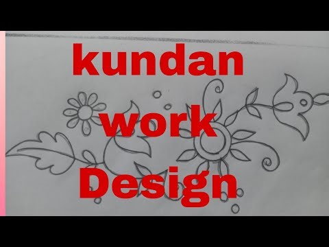 Simple and elagent kundan work design