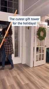 @wowworld_decor shows a fun way to build a DIY stack of "gifts" this holiday season! #diy #holidaydecor #christmasgifts #familyhandyman #festivefun | Family Handyman