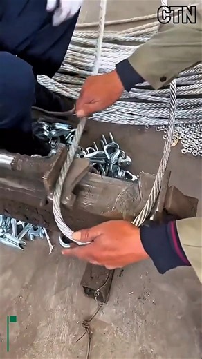 Steel Wire Rope Swaging Process | Strong Cable Loop for Construction