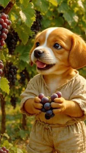 a monkey grapes pudding #aimonkey #funny #aivideo #cute