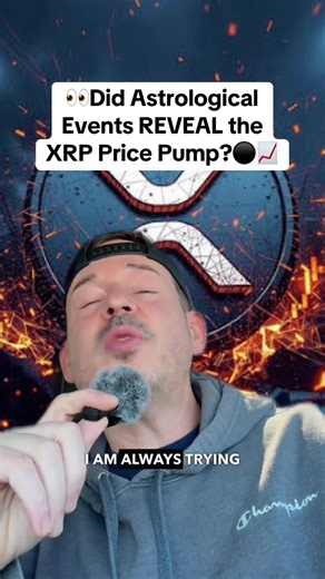 👀Did Astrological Events REVEAL the XRP Price Pump?⚫️📈 XRP fundamentals keep improving and Ripple keeps building and yet the price action still feels disconnected so I went digging. When you look back at XRP's biggest moments — the massive 2017 green candle, the March 2020 crash, the 2021 stall, and the 2022 FTX collapse - the timing keeps lining up with eclipse seasons, Mercury retrogrades, and major planetary shifts like Jupiter entering Scorpio. I'm not saying planets control XRP and this i