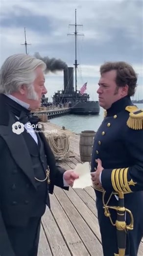Millard Fillmore gives Commodore Matthew C. Perry orders