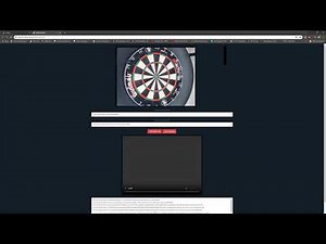 Quick Webcam darts setup guide. Getting your webcam looking good