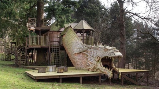 Ultimate backyard treehouse is straight out of a fantasy novel