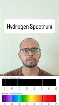 Hydrogen Line Spectrum Explained Simply #quantummechanics #shorts