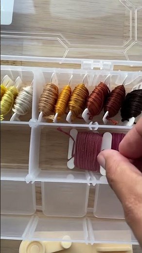 Embroidery floss organization ideas